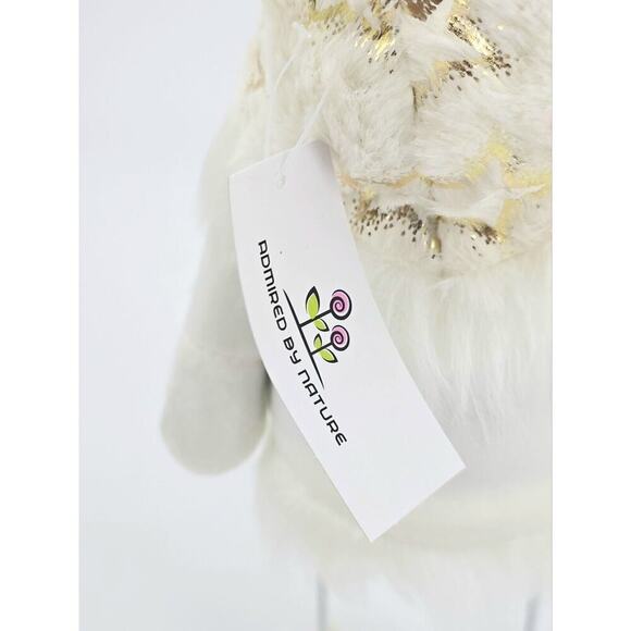 Christmas Gnome Nordic Nisse 15 Inch Xmas Plush Swedish Scandinavian White Gnome - Picture 5 of 7